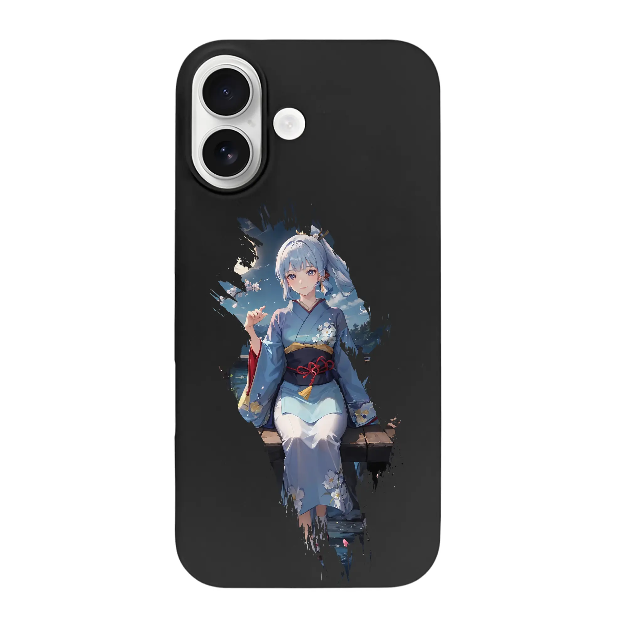 原 神 グッズ 神里綾華 - iPhone 17 シリーズ シリコンケース 薄型 耐衝撃 指紋防止 ソフトタッチカバー 精密フィット 傷防止 保護ケース iPhone 17/17 Air/17 Pro/17 Pro Max 対応